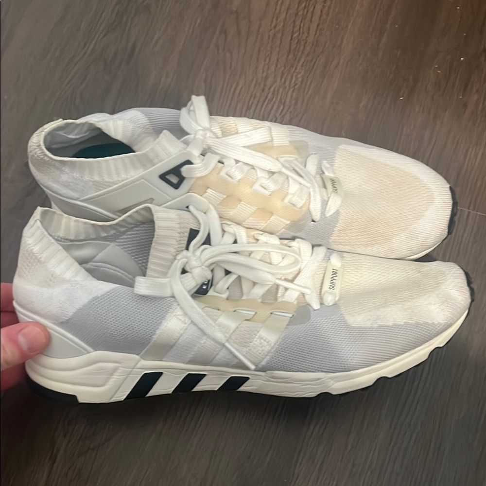 Adidas White EQT Support